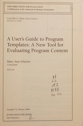 A user's guide to program templates