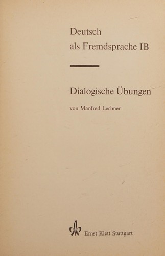 Deutsch als Fremdsprache 1B by K Braun, L Nieder, F Schmoe cover