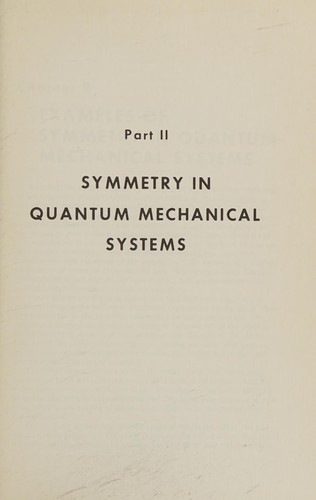 Symmetry in the solid state