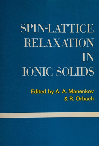 Spin-lattice relaxation in ionic solids