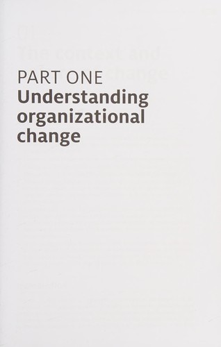 Managing and Leading People Through Organizational Change