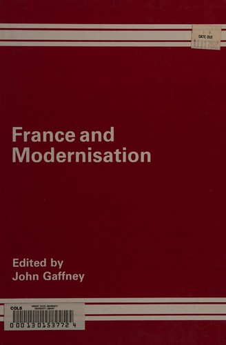 France and modernisation by John Gaffney cover