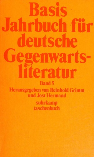 Basis by Reinhold Grimm cover