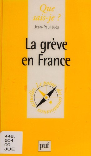 La grève en France by Jean-Paul Juès cover