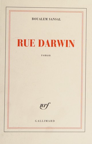 Rue Darwin by Boualem Sansal cover