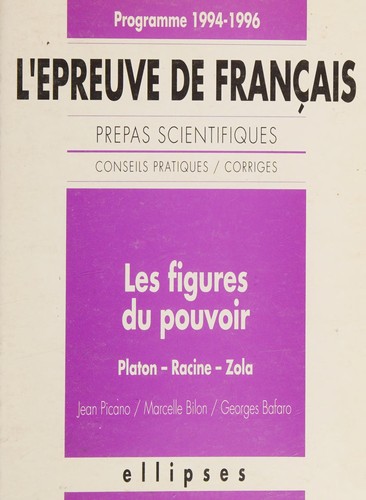 L' épreuve de français by Jean Picano, Picano, Bilon, Bafaro cover