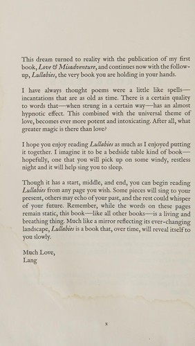 Lullabies