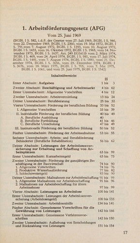 Arbeitsförderungsgesetz