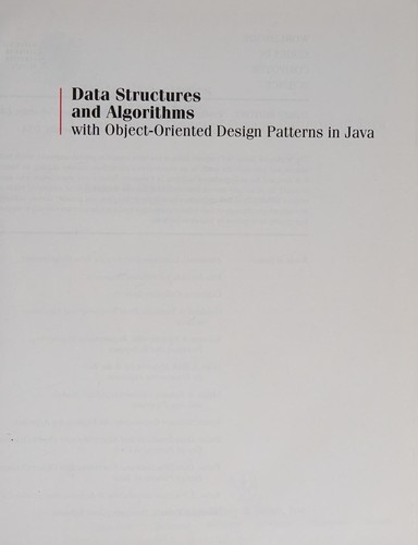 Data structures and algorithms with object-oriented design patterns in Java