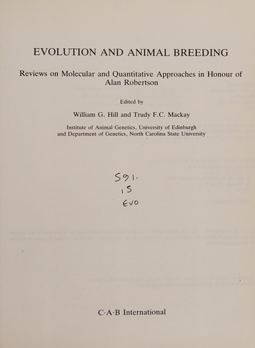 Cytogenetics of Animals by Clive R. E. Halnan cover