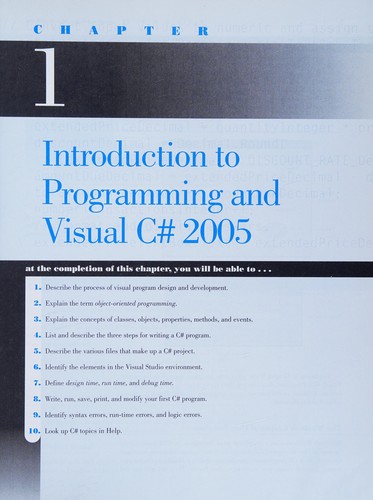 Programming in Visual C# 2005