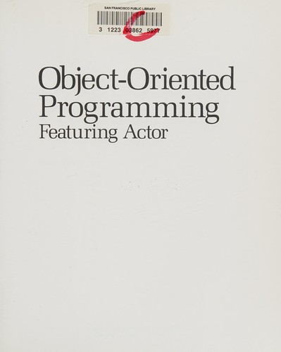 Object-oriented programming featuring Actor by Marty Franz cover