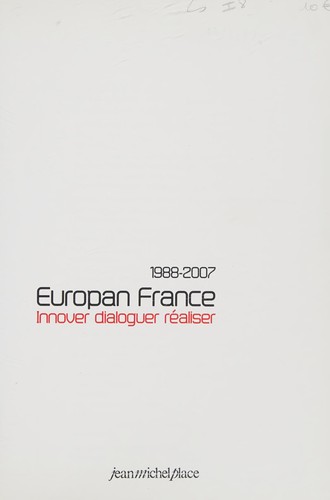 Europan France by Cité de l'architecture et du patrimoine (Paris, France) cover