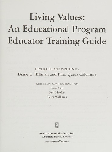 Living Values, an Educational Program
