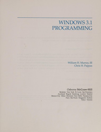 Windows 3.1 programming