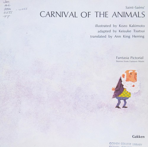 Saint-Saëns' Carnival of the animals by Keisuke Tsutsui cover