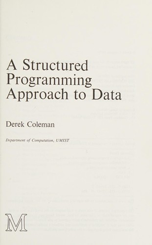 A structured programming approach to data