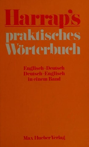 Harrap's praktisches Wörterbuch. Englisch - Deutsch, Deutsch - Englisch by Robin Sawers cover