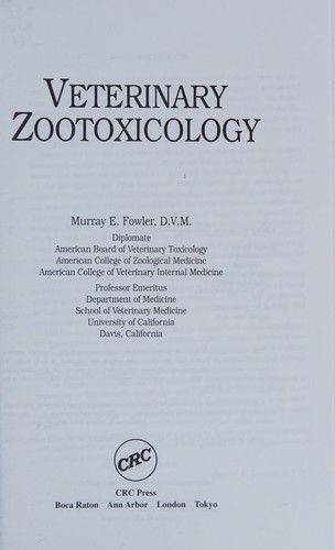 Veterinary zootoxicology