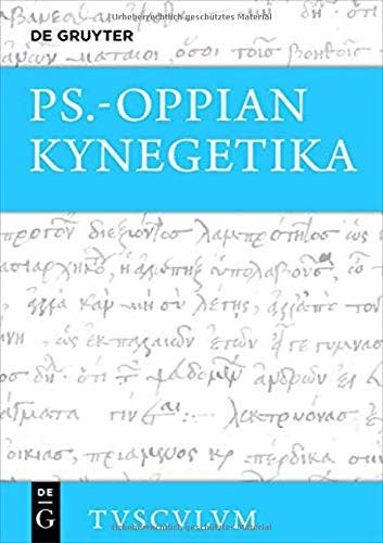 Kynegetika by Stephan Renker, Oppian, Pseudo-Oppian cover