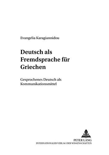 Deutsch als Fremdsprache für Griechen by Evangelia Karagiannidou cover