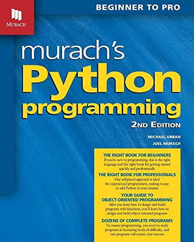 Murach's Python Programming (2nd Edition)