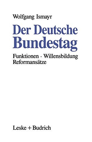 Deutsche Bundestag by Wolfgang Ismayr cover