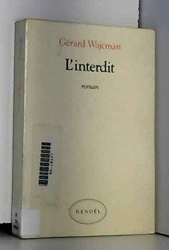 L' interdit by Gérard Wajcman cover