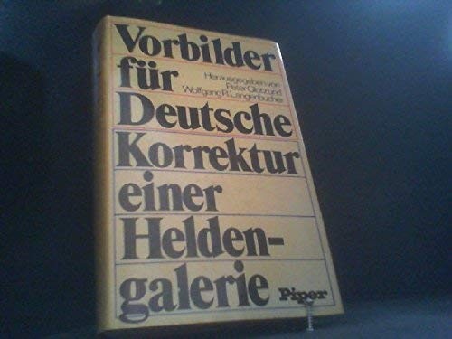 Vorbilder für Deutsche by Peter Glotz cover
