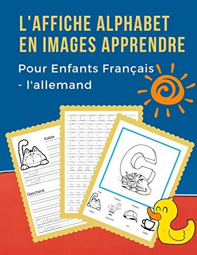 L' Affiche Alphabet en Images Apprendre Pour Enfants Français - L'allemand by Langue Professionnelle cover