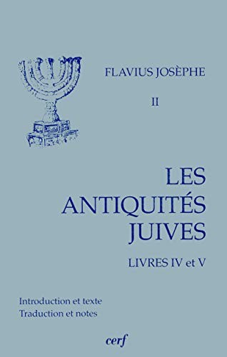 Les antiquités juives by Flavius Josephus cover
