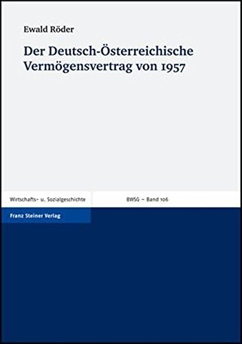 Der Deutsch-Österreichische Vermögensvertrag von 1957 by Ewald Röder cover