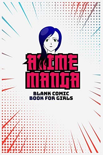 Anime Manga Blank Comic Book for Girls by comic comic books cover