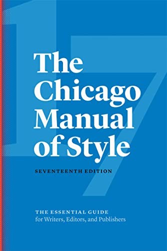The Chicago manual of style