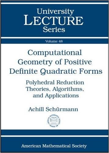 Computational geometry of positive definite quadratic forms