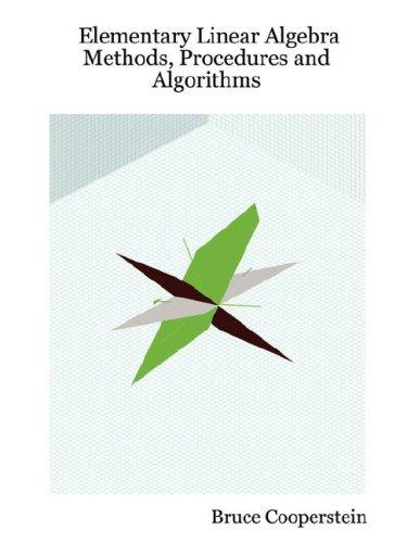 Elementary Linear Algebra