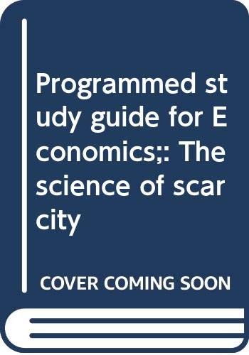 Programmed study guide for Economics;
