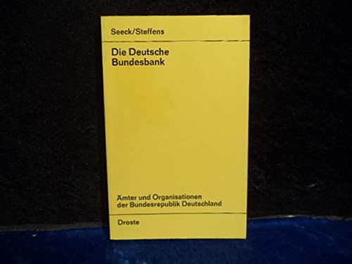 Die Deutsche Bundesbank by Horst Seeck cover
