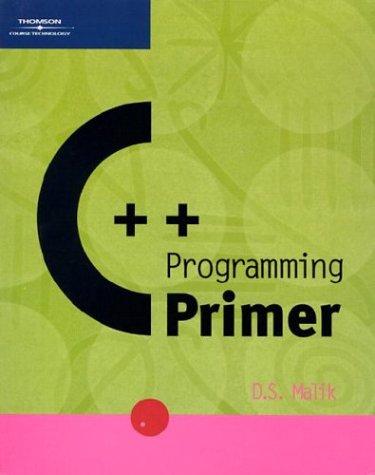 C++ Programming Primer