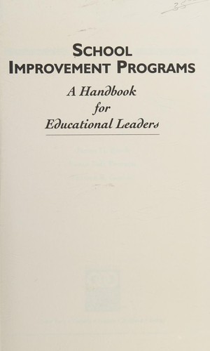 School improvement programs