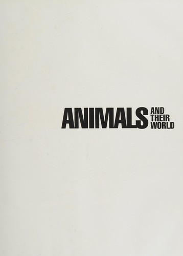 Animals and their world by Mary Parker Buckles cover