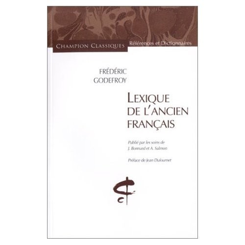 Lexique de l'ancien Francais by Frédéric Godefroy cover