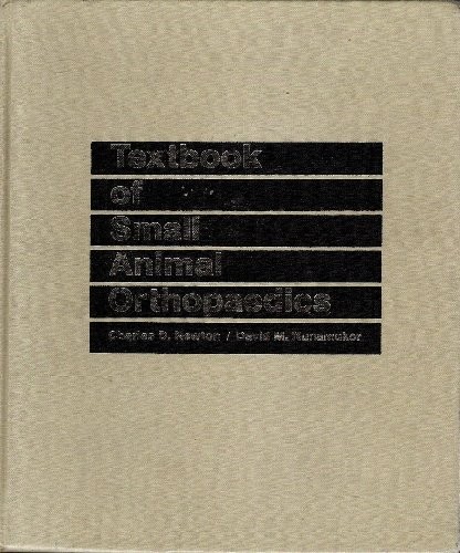Textbook of small animal orthopaedics by Charles D. Newton cover