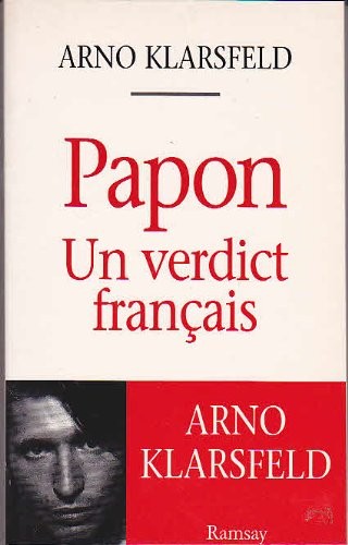 Papon by Arno Klarsfeld cover