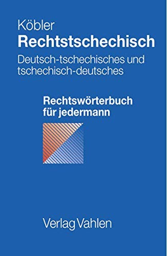 Rechtstschechisch by Gerhard Köbler cover