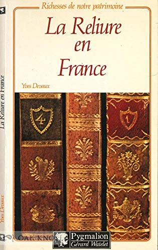 La reliure en France by Yves Devaux cover