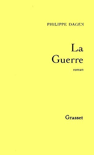 La guerre by Philippe Dagen cover