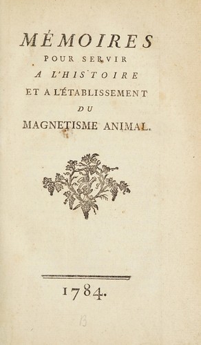 Mémoires pour servir à l'histoire et à l'établissement du magnétisme animal by A.-M.-J Chastenet marquis de Puységur cover