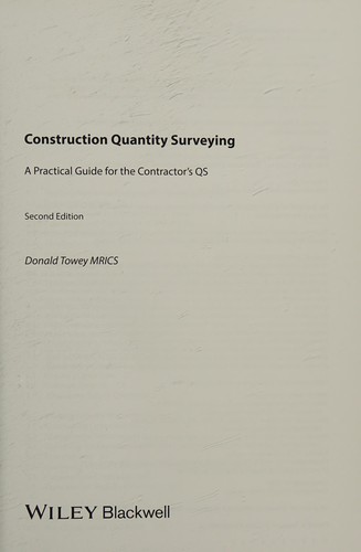 Construction quantity surveying