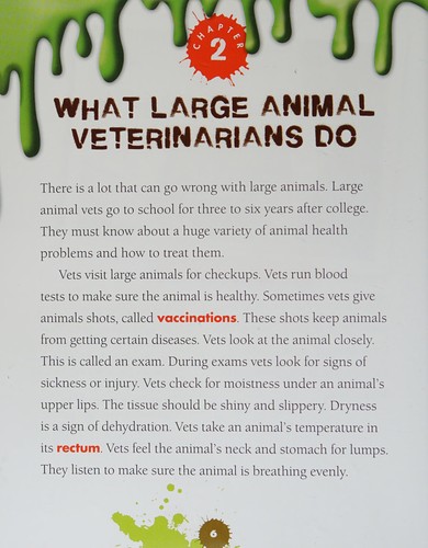Large Animal Veterinarian by Sherra G. Edgar cover